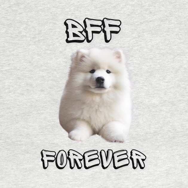 Samoyed, BFF Forever, the most adorable best friend gift to a Samoyed Lover! by HSH-Designing